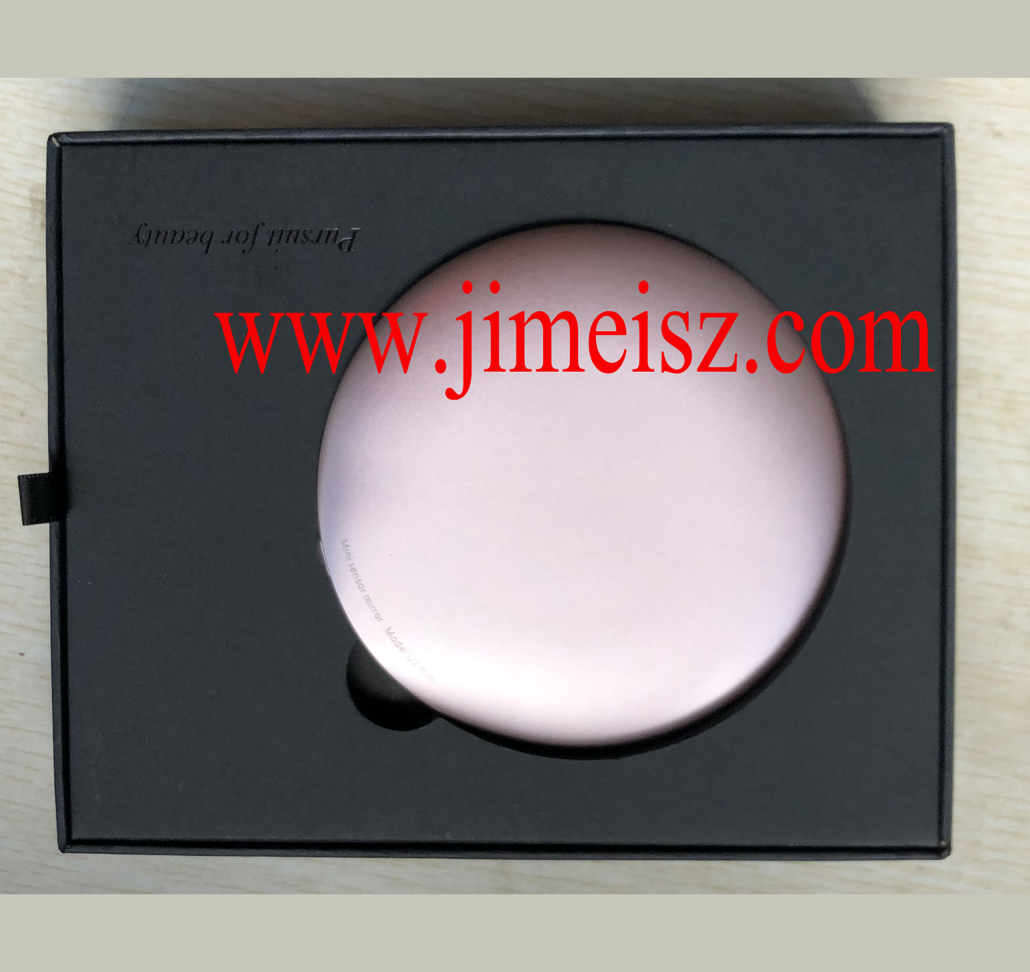 Rechargeable Motion Sensor 3X Magnifying Mini LED lighted Make up Mirror Infrared Induction Mini Smart LED Makeup Mirror